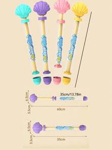 1pc Shell Fireworks Water Gun, Kids Toy Water Gun, Pool Toy, Water Toy, Children Toy, Garden Toy, Beach Toy, Outdoor Swimming Pool Toy - Multicolor - View 6