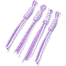 4pcs/Pack Contrast Color Knotted Rope Creative Handmade Braided Lanyard 25cm DIY Phone Charm Decoration Accessories Phone Bag Keychain Hanging Rope - Color-blocked Knotted Rope - View 20