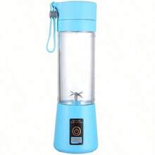 Fruit Juicer, Portable Multi-Functional Beverage Cup, Multi-Functional Juicer And Blender For Vegetables, Fruits And Smoothies, Rechargeable Juicer, Portable Blender Suitable For Sports, Travel And Outdoor Use. - 400ML - View 3