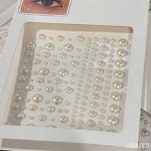 INS Style High-Quality Diamond Heart Stickers, DIY Asymmetrical Mini Diamond Stickers, Music Festival, Adhesive Diamond Stickers For Face & Eye Decoration, Laser Glitter Mini Stickers - Silver - View 21
