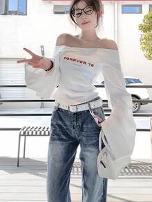 Women Tops - White - View 5