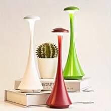 Minimalist Touch Dimming Table Lamp - Stylish Futuristic Jellyfish Design Ambient Light, Type-C USB Charging & 800mAh Battery. Stepless Dimmable, Suitable For Bar, Living Room And Bedroom | Modern Decorative Light - Multicolor - View 5