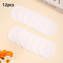 10pcs  Nursing Pads For Breastfeeding Mothers, Washable Milk Leakage Pads - White - View 8