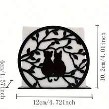 2D Acrylic Napkin Holder - Vertical Desktop Tissue Dispenser, Suitable For Kitchen And Dining Room Decor - A - View 4