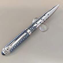 1 buah Pulpen Ballpoint Logam Edisi Resmi Mewah - Pulpen Tanda Tangan Eksekutif - Dirancang untuk Hadiah Perusahaan, Bisnis dan Pelajar, Perlengkapan Penting untuk Kembali ke Sekolah - Set - View 7