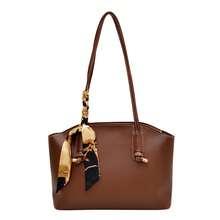Bolso de mano moderno y versátil para mujer, estilo casual elegante con un toque de alta gama, bolso de hombro estiloso ideal para ir de compras, bolso tote plisado de color sólido vintage y sencillo para mujer, de alta calidad, elegante, práctico para el día a día, bolso cruzado único para uso casual. - Negro - Ver 7
