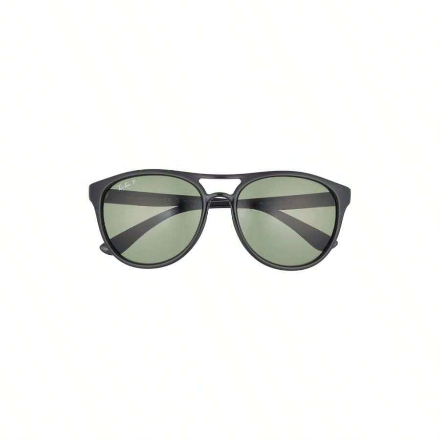 Ray-Ban 58mm Polarized Aviator Sunglasses | | Men Sunglasses - Black - View 1