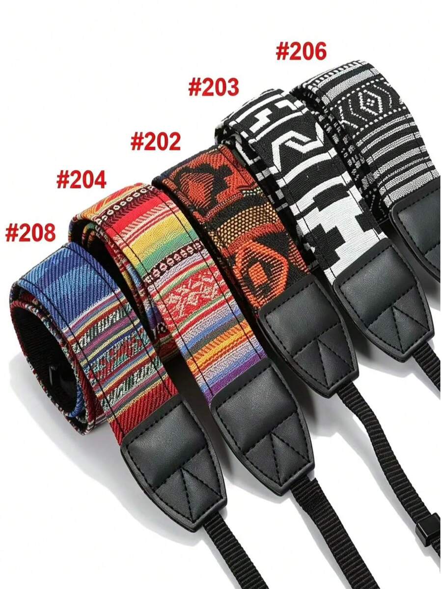 1pc Camera Shoulder Strap, Traditional Feature DSLR/Mirrorless Camera Halter - View 1