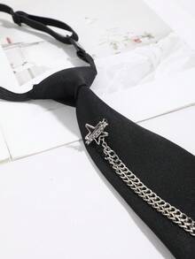 1pc Women's Casual Star Necktie, Suitable For Daily Leisure And Outdoor Matching - Multicolor - View 3