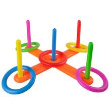 Ring Toss Children's Toy - Throwing Ring Game, Indoor And Outdoor Interactive Ring Toss Game, Sports And Fitness - Fun Stacking Ring Game And Leisure Competition - Selected Gift, Playful Design, Lightweight Material, High-Quality Plastic, Family Fun - Multicolor - View 10