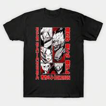 Camiseta Dandadan Okarun 100% algodón para hombre y mujer, con gráficos de anime japonés, estilo Y2k, cuello redondo, manga corta, para primavera/verano. - Negro - Ver 1