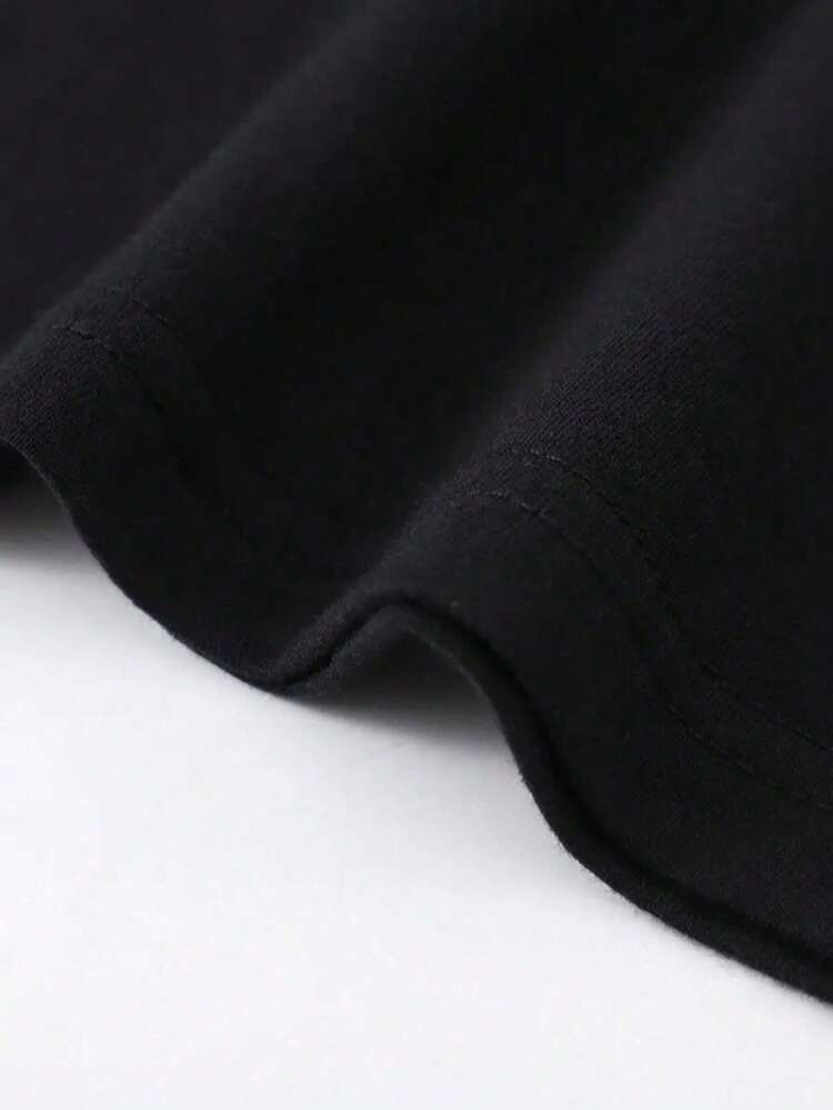 100% Cotton Men's Vintage Car Racing Graphic Print T-Shirt, Cool Retro Auto Design, Soft Breathable Summer Tee, Casual Streetwear For Driving Enthusiasts Gym Clothes Men Camping Clothes Going Out Top Graphic T Shirt - 黑色 - 查看 4