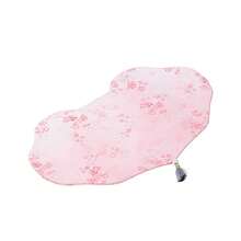 Irregular Shape Tea Mat - Heat Insulation Table Protector - Pink Peony Auspicious Tea Ceremony - View 7