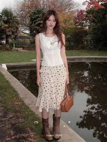 Women Skirts - Apricot - View 7