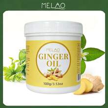 MELAO 100g/3.53oz 純天然薑精油，適用於頭髮、頭皮按摩與護膚，溫和滋養身體與頭髮按摩油 - 100克 - 查看 4