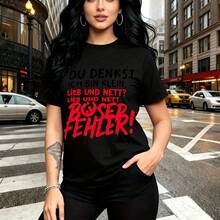 Camiseta de mujer con estampado vibrante y colorido inspirado en la tradición mexicana - diseño casual de cuello redondo, ajuste cómodo y fresco ideal para el calor - perfecta para celebrar el Día de Muertos, fiestas patrias y reuniones familiares - - Negro - Ver 10