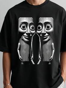 Men T-Shirts - Black - View 1