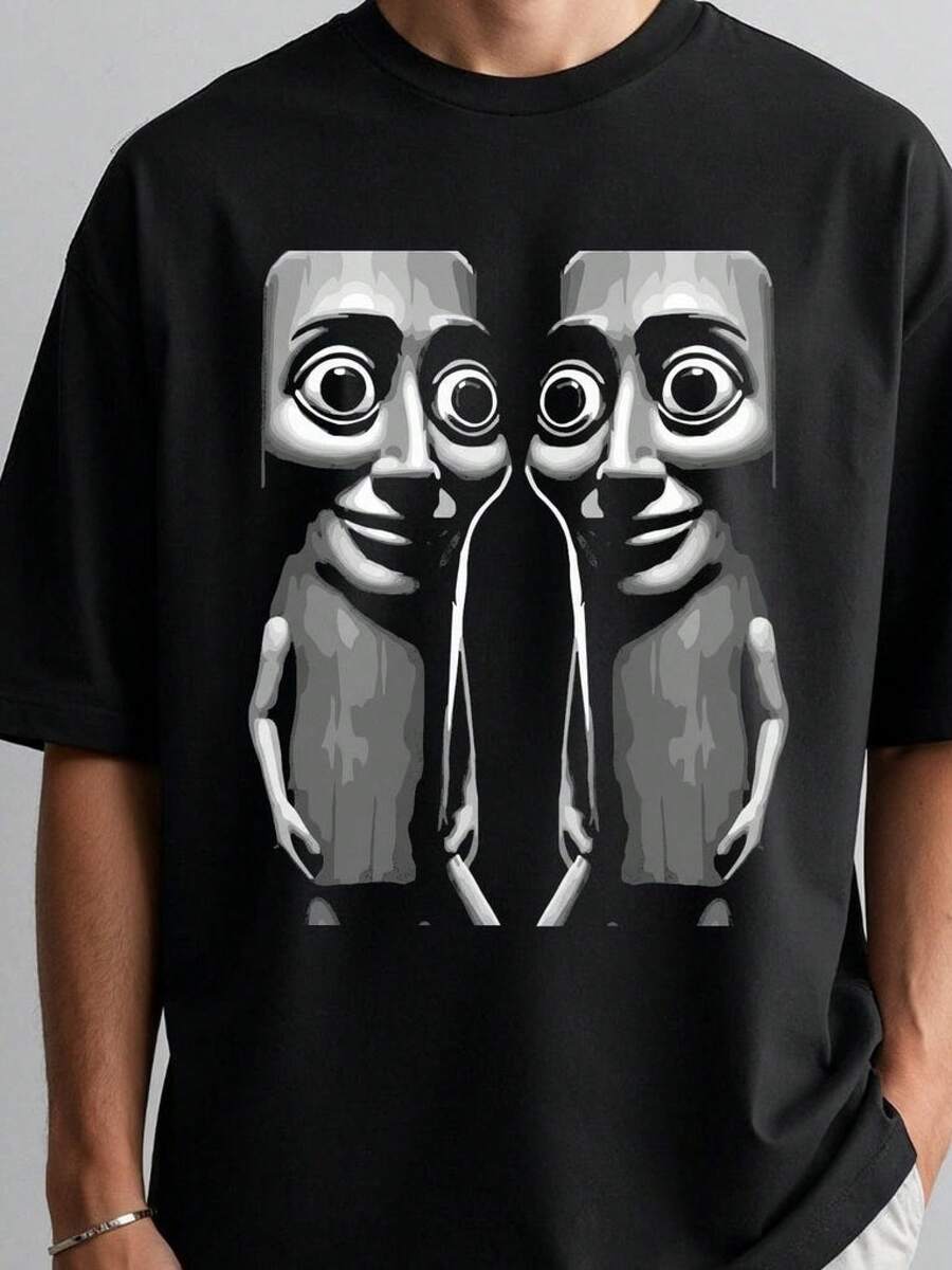 Men T-Shirts - Black - View 1