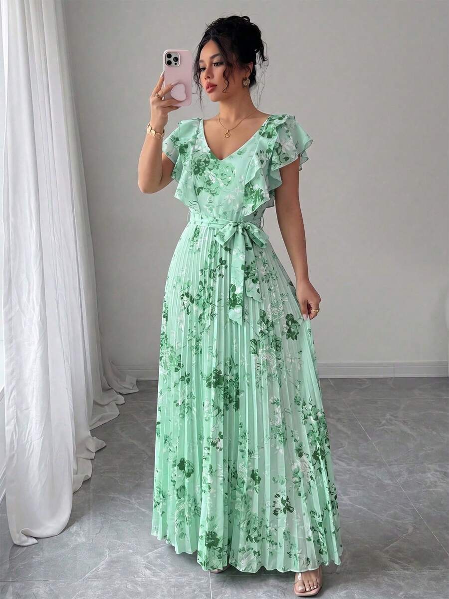 Women Midi Dresses - Multicolor 2 - View 1