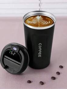 Thermal Mug With Lid And LED Temperature Display, 510 Ml, For Hot And Cold Drinks - Multicolor - View 5