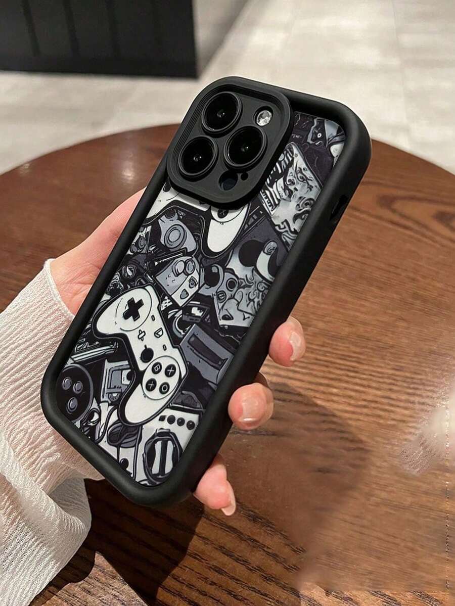 1 funda de teléfono de moda no incluye cordón ni soporte. Una funda de teléfono gruesa, anti-impactos, con diseño de juego, compatible con y compatible con la serie. - Multicolor - Ver 1