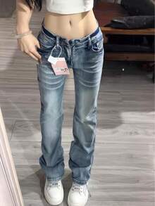 Women Jeans - Blue - View 1