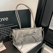 Bolso de mano moderno y versátil para mujer, estilo casual elegante con un toque de alta gama, bolso de hombro estiloso ideal para salir de compras. - Azul - Ver 4