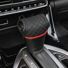 Universal Anti-Slip Gear Shift Cover, Designed For Automatic Car Interior, Provides Non-Slip Grip. Breathable Mesh Gear Shift Sleeve For Automatic Transmission, Universal Car Interior Accessory. Embossed Gear Shift Cover Car Gear Protection Sleeve. Convenient And Practical, Sturdy And Durable. Storage & Organization, Beautiful And Practical. - Multicolor - View 11