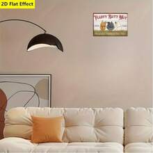 Letrero decorativo de madera personalizado, adecuado para uso comercial y doméstico, decoración de pared para cafetería, bar, gimnasio, opción de regalo creativo/2D - A - Ver 3