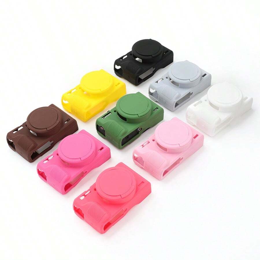 Silicone Camera Protective Case For G7X3 G7X Mark III Camera, With Detachable Lens Cover And Dust Cover, Soft And Comfortable, Portable And Shockproof