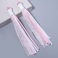 2pcs/Pack Lace Ribbon Keychain Phone Bag Doll Hanging Rope Accessories, Soft Cute Handmade Pendant Materials, DIY Hanging Decoration Accessories - Ornaments - View 10