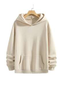 Couples Disney Lilo & Stitch Winking Stitch Print Hooded Sweatshirt, Casual Loose Streetwear Hoodie, Sold As Single Piece 1pcs - Women's Apricot - View 8