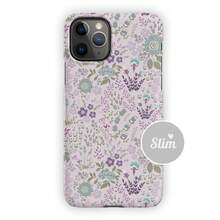 Wisteria Scattered Flowers Mobile Phone Case For Apple 17, 16, 15, 14 MagSafe Option - 白色 - 查看 7