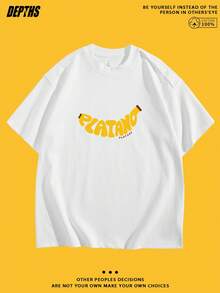 1pac. Herrkläder. 100 % bomull. Rundhalsad t-shirt med ett roligt, kreativt seriemotiv. Kortärmade t-shirts i ren bomull. Avslappnad stil för vardagsbruk. Stor t-shirt. - Vitt - Visa 2