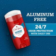 Old Spice Aluminum Free Deodorant For Men, High Endurance, 24/7 Lasting Freshness & Long Lasting Scent, 24/7 Advanced Sweat & Odor Protection, Fresh Scent, 3.0 Oz (Pack Of 2) - Fresh - 查看 5