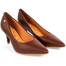 Vizzano Women's Low Heel Pump, Soft, Original - Chocolate Brown - View 2
