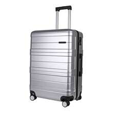 JLY ABS+PC Hard Shell Luggage, Lightweight Suitcase With TSA Lock, 360° Spinner Wheels, Carry On Luggage, Available In 20/24/28 Inch - Silver - View 11