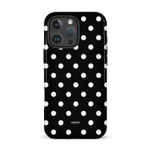 VESPOP Black Polka Dot Phone Case, Dual-Layer Shockproof Hard Shell, Retro Dotted Design, Fit For IPhone 17/16/15/14/13 Pro Max, Galaxy S26/S25/S24 Ultra, Pixel 10/9/8 Pro - Mixed Color 1 - View 4