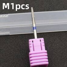 Easy Nail 1/4Pcs Tungsten Carbide Nail Drill Bit, 2.35mm Shank Professional Manicure Nail Drill Tool For Nail Filing And Cuticle Care - Multicolor - View 11