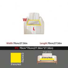 1pc Comfortable Flannel Sofa Cover, Non-Slip Machine Washable Sofa Protector, Soft Warm Sofa Pad, Suitable For Pets And Home Daily Use - Multiple Styles - View 18