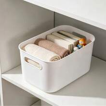 Caixa de Armazenamento,Leve e Fácil de Carregar,Disponível em Múltiplas Cores,Caixa de Armazenamento à Prova de Poeira para Banheiro, Quarto, Cosméticos e Brinquedos. - Multicolorido - Visão 8