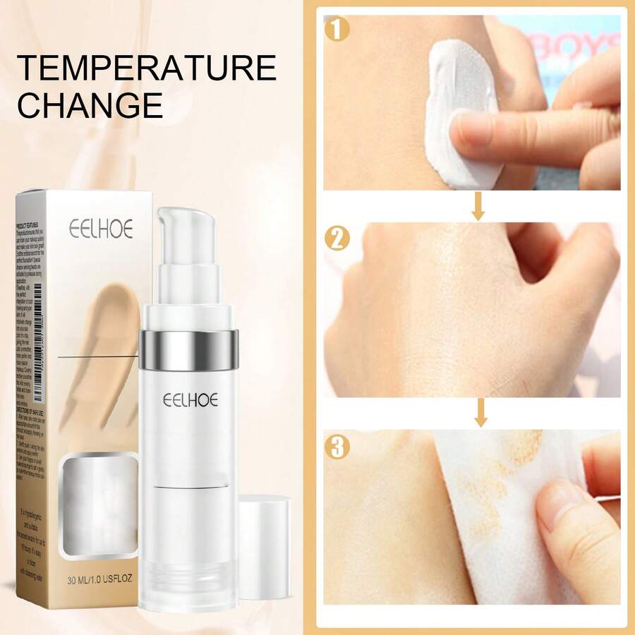 EELHOE Self-Adaptive Color-Changing Skin Tint – Tinted Moisturizer With Hydrating & Moisturizing Benefits, Lightweight & Long-Wearing Skin Tone Evening, Waterproof Sweat-Resistant Formula With Medium Coverage, Smoothing Imperfections & Fine Lines - White - View 1