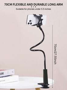 1pc Rotatable Slouchy Phone Stand, Multifunctional Phone Desktop Stand, Suitable For Desktop, Bedside, Universal Phone Stand, Foldable Phone Stand, Suitable For Student Dorm Use, Convenient For Watching Videos - Multicolor - View 7