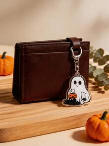 6 piezas Llaveros de Fantasmas de Halloween, Llaveros Acrílicos Planos 2D de Dibujos Animados, Decoraciones de Halloween, Decoración de Fiesta de Halloween, Anillos de Llaves de Regalo, Suministros para Fiesta de Truco o , Encantos de Bolsa, Favores de Halloween Espeluznantes, Colgantes de Mochila, Decoración de Atmósfera Espeluznante - Mezcla fantasma - Ver 3
