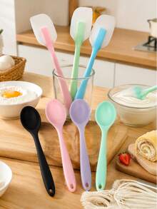 Silicone Kitchen Utensil Set, Non-Stick Heat Resistant Cooking & Baking Tools, Dishwasher Cookware Accessories, Suitable For Camping & Outdoor Activities - View 6