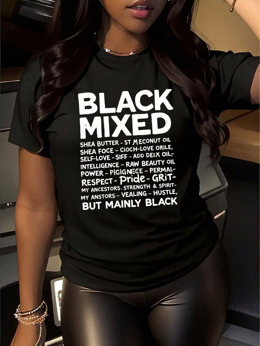 1 Piece Women's T-Shirt 100% Cotton With Rock Band Graphic Print - Hex With Retro Cartoon Print By Mystery Inc, Black With Pink Flames, 180g 100% Cotton - 黑色 9 - 查看 1