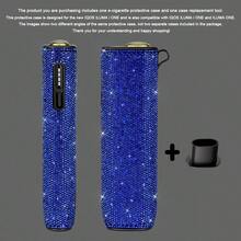BLBLBL 1 Conjunto Capa Protetora de Luxo com Diamante Artificial Sólido Multicolorido 360° Projetada para o Novo IQOS ILUMA I ONE + Ferramenta de Substituição, Compatível com IQOS ILUMA I ONE/ILUMA ONE, Adequada para Proteção Diária do seu IQOS ILUMA I-One, Exibindo os Recursos Cintilantes de Diamante sob Iluminação Brilhante e Luz Solar! Ideal como um Presente de Alta Qualidade - ILUMA e UM - Visão 22