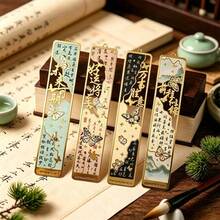 1pc Vintage Metal Butterfly Bookmark, Chinese Style Hollow Tassel Bookmark, Suitable Gift For Book Lovers - 1 PC - View 12