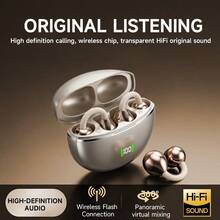 Earbud Nirkabel Baru 2026, Kualitas Suara HiFi Definisi Tinggi, Layar LED, Bluetooth 6.0, Desain In-Ear yang Nyaman, Peredam Kebisingan ENC, Dolby Audio, Panggilan Definisi Tinggi, Earbud Pasangan TWS, Kompatibel dengan Sistem dan Android, Pilihan Hadiah Halloween yang Luar Biasa - View 12