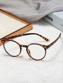 1 Mrs. Fu's Round PC Frame Plain Glasses - Multicolor - View 2